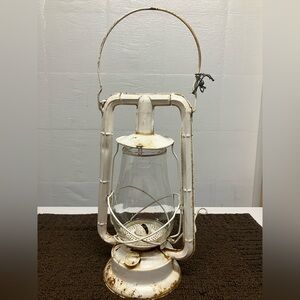 Antique Dietz Monarch Fitzall Kerosene Railroad Railway Train Lantern Lamp